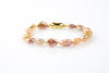 metallic luster keshi bracelet