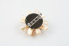 chinese freshwater pearl flower brooch