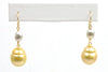 tahitian keshi and south sea banded drop pearl earrings