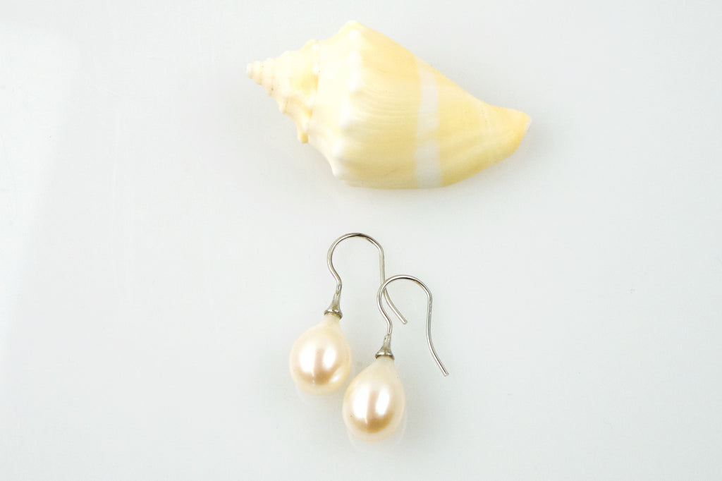 perfect drop pearl earrings