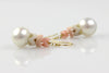 double zig soft spring tower earrings
