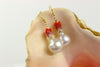 with warmth south sea pearl earrings