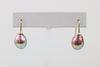 metallic luster rainbow fruiting pearl earrings