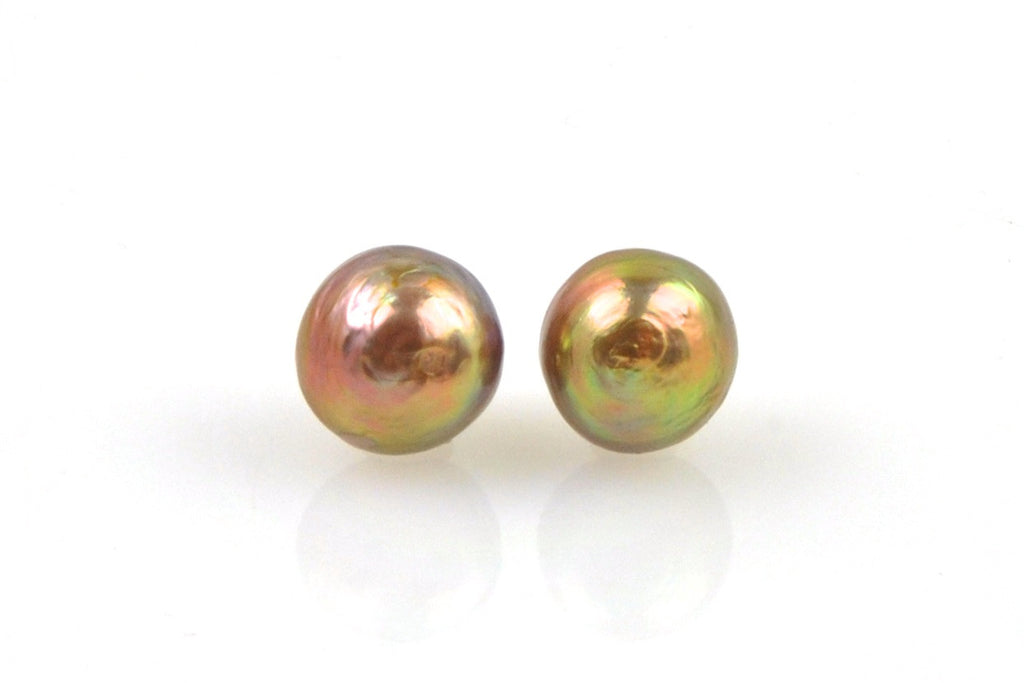 diana ripple pearl stud earrings