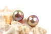 mary ripple pearl stud earrings