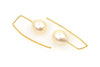 opera pearl drop earrings