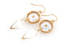 reina coin pearl earrings