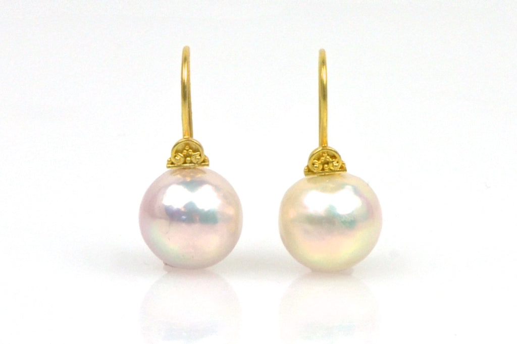 devi iridescent pearl earrings