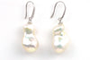 souffle pearl and diamond earrings