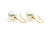 simple south sea and gold earrings