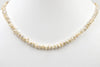 vintage japan biwa pearls and gold bead necklace