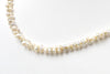 vintage japan biwa pearls and gold bead necklace