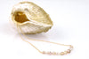 natural wild found  "penguin pearls"  chain necklace