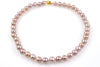 ripple mauve pearl necklace