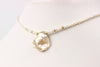 peach petal necklace