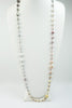all seasons mixed pearl wrap necklace