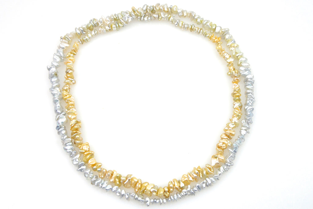south sea keshi pearl rope