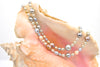 cursive pearl necklace
