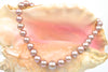 dusty rose regal pearl necklace