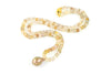rutilated quartz and japan kasumi pearl necklace