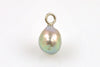 silvery rainbow japan kasumi pearl pendant
