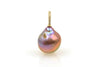 deep purple japan kasumi drop 14k and diamond pendant