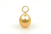 golden south sea and diamond pendant