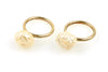 white rosebud pearl ring