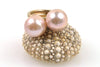 soft pink japan kasumi pearl ring