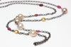 japan kasumi heritage necklace with pink tourmaline and vermeil