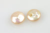 peachy coin pearl pair