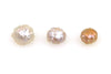 3 pearl lot of rosebud button pearls