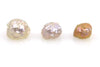 3 pearl lot of rosebud button pearls
