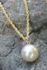 south sea round pearl pendant necklace