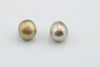 pair of soft rosebud pearls